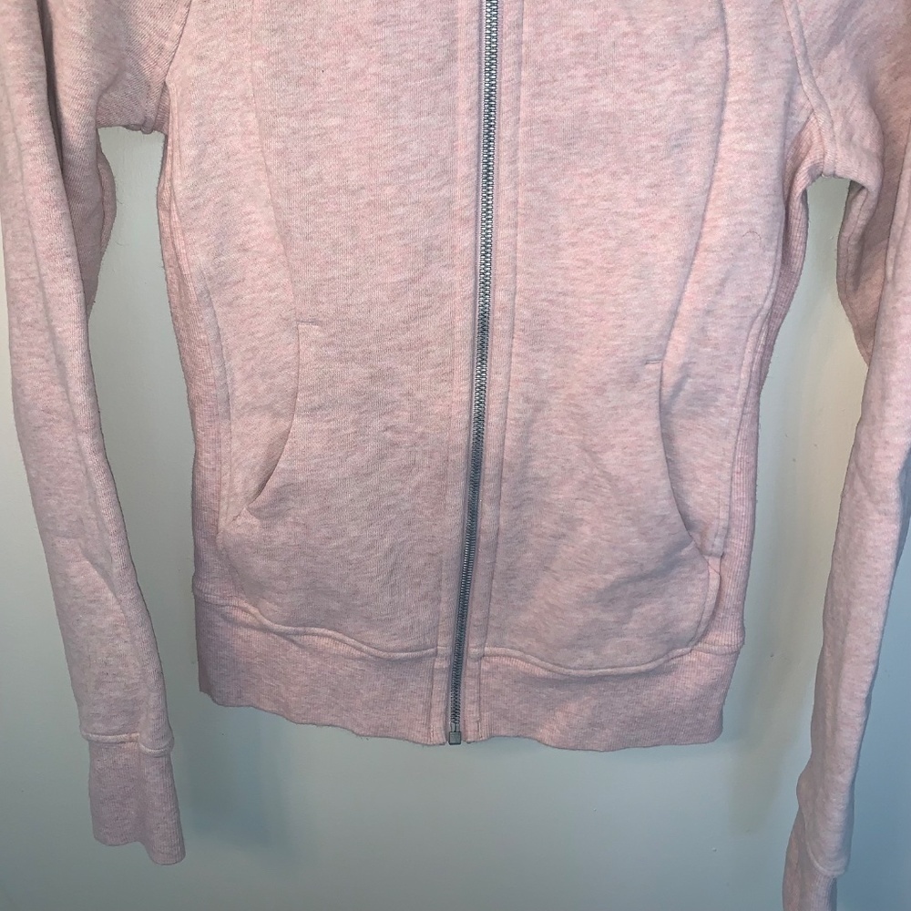 Lululemon Scuba Hoodie Light Cotton Fleece Heathered Space Dyed Vintage Mauve 2 - Picture 13 of 14